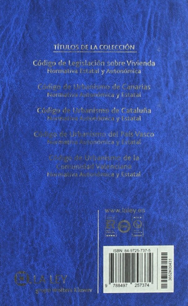 Código de Urbanismo del País Vasco. Normativa Autonómica y Estatal -45052