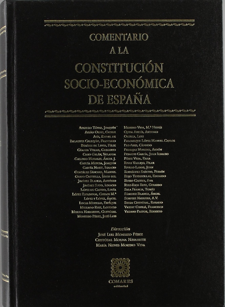 Comentario a la Constitución Socio-Economica de España -0