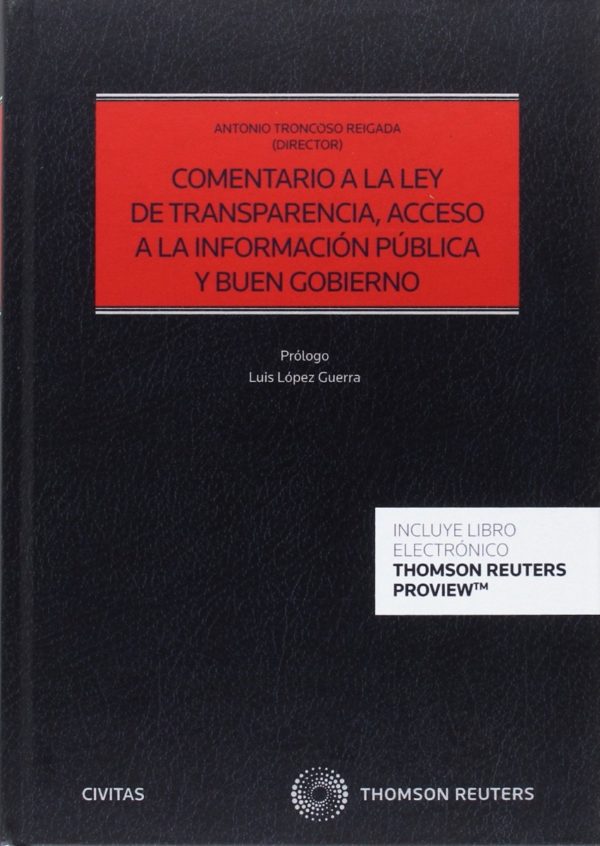 Comentario a la Ley de Transparencia, Acceso a la Información Pública y Buen Gobierno-0