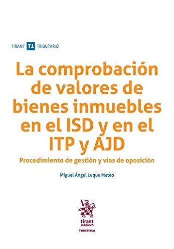Comprobación de valores de bienes inmuebles en el ISD y en el ITP y AJD. Procedimiento de gestión y vías de oposición-0