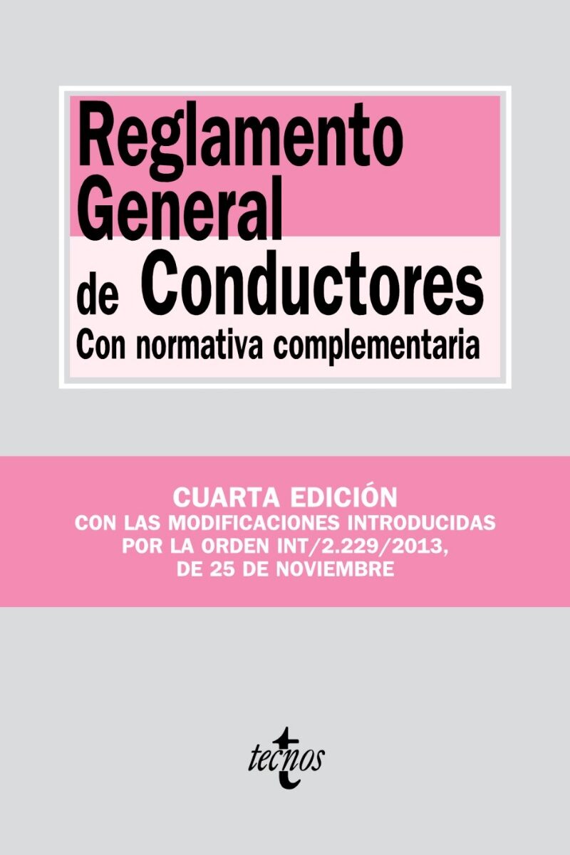 Reglamento General de Conductores Con normativa complementaria-0