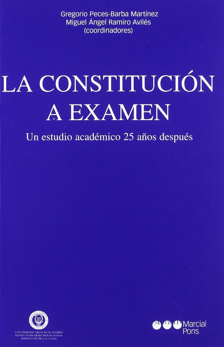 Constitución a Examen. Un Estudio Académico 25 Años Después-0