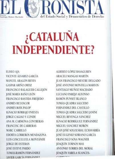 Cronista del Estado Social y Democrático de Derecho Nº 71-72 ¿Cataluña Independiente?. Nº 71-72 2017 (Octubre-Noviembre)-0