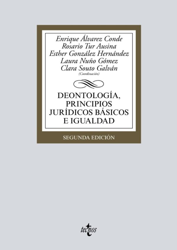 Deontología, principios jurídicos básicos e igualdad -0