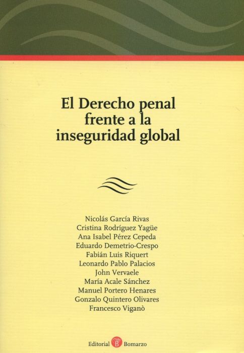 DERECHO PENAL INSEGURIDAD GLOBAL-9788496721067