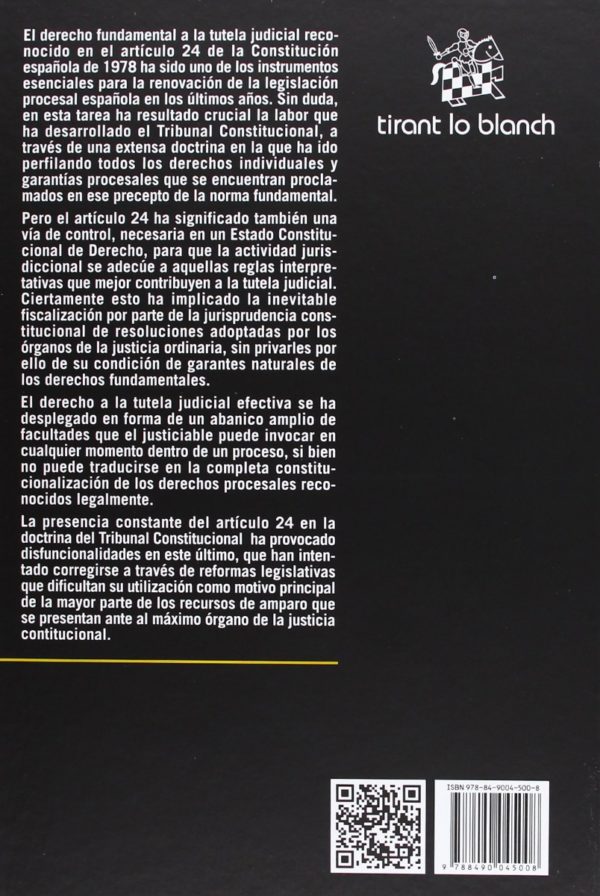 Derecho a la Tutela Judicial Efectiva. Análisis Jurisprudencial-48918