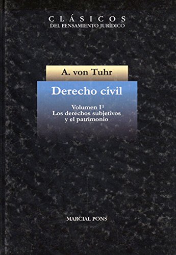 Derecho Civil, I/I. Los Derechos Subjetivos y el Patrimonio. -0