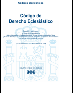 Derecho Eclesiástico 2018 -0