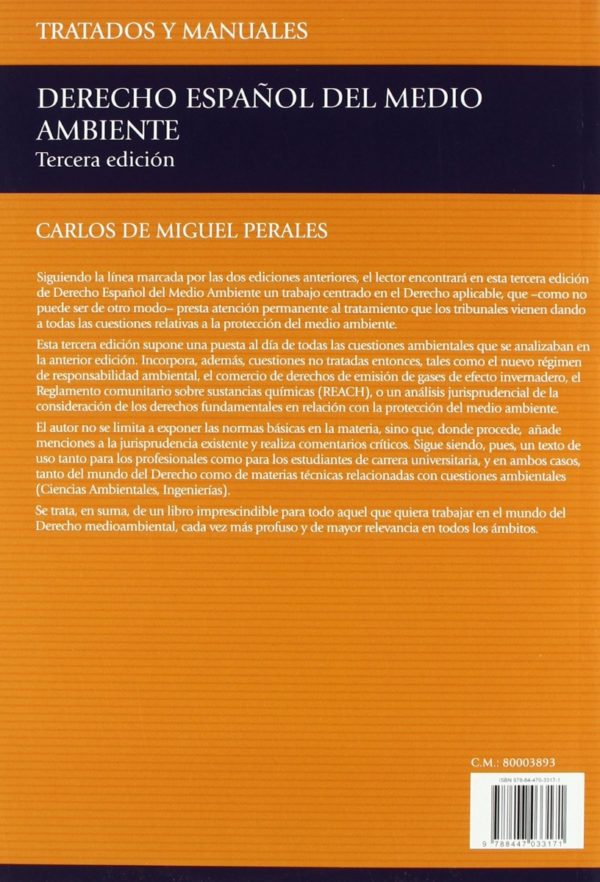 Derecho español del medio ambiente -46124