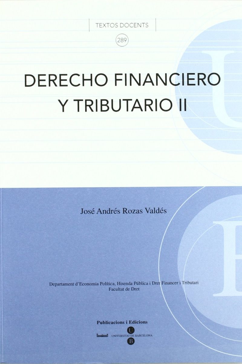 Derecho Financiero y Tributario II -0