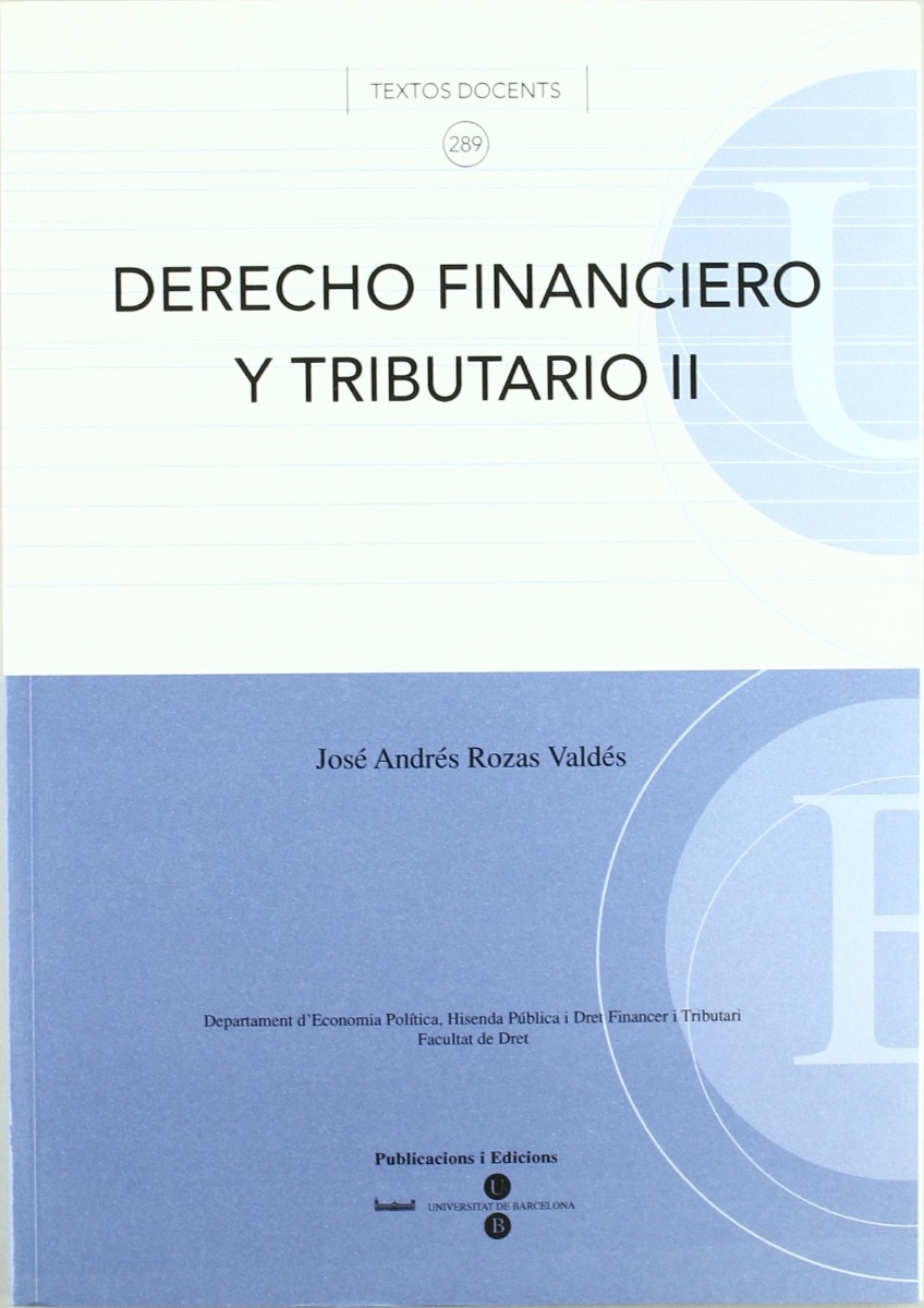 Derecho Financiero y Tributario II -0