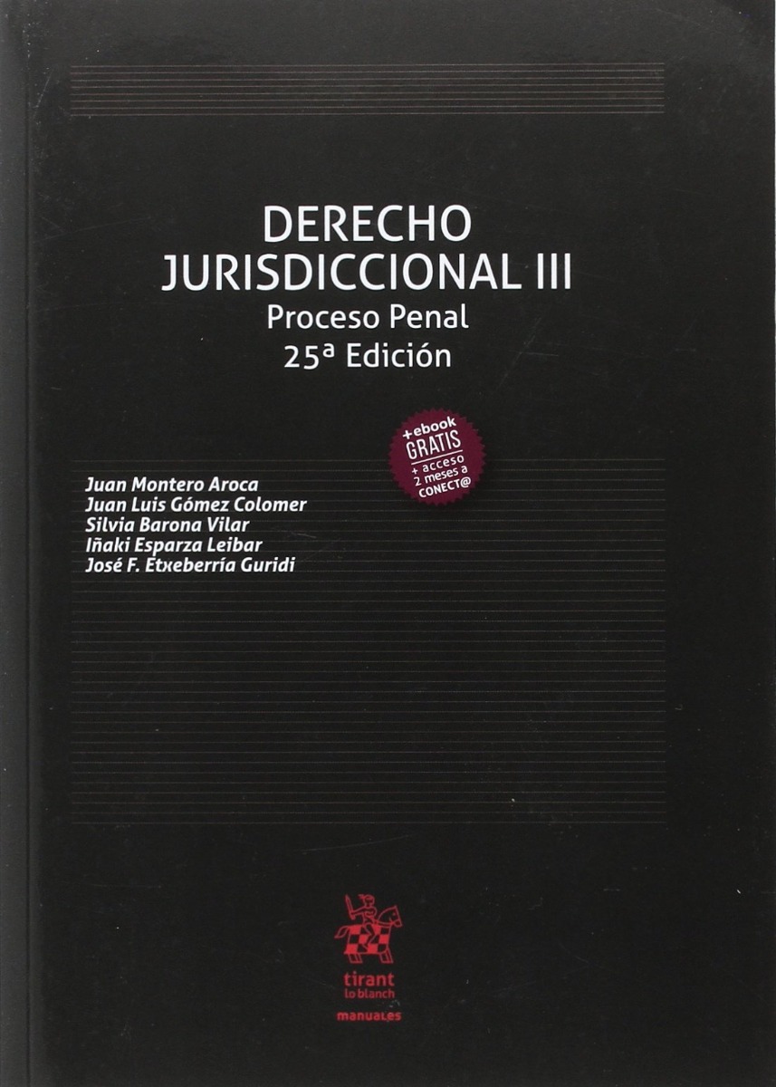 Derecho Jurisdiccional III. Proceso Penal 2017 -0