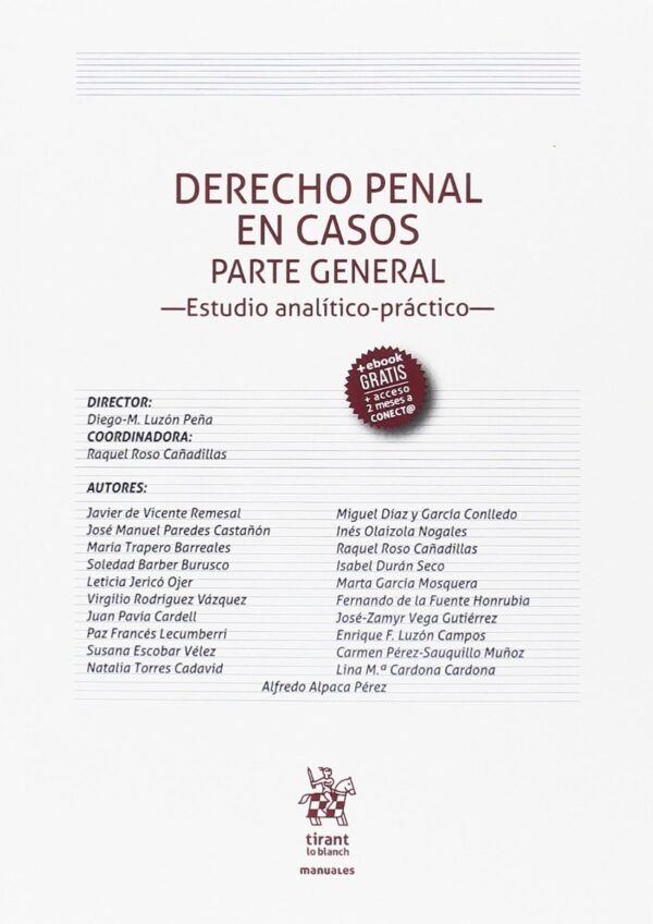 Derecho Penal en Casos Parte General Estudios Analítico-Práctico-0