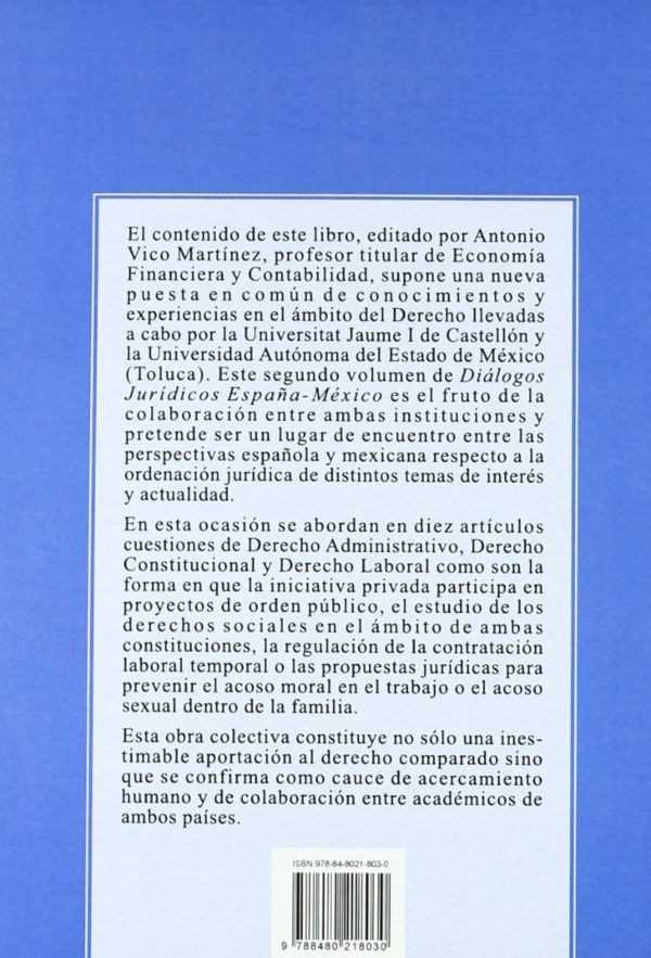 Diálogos Jurídicos España-México. Volumen II -51601