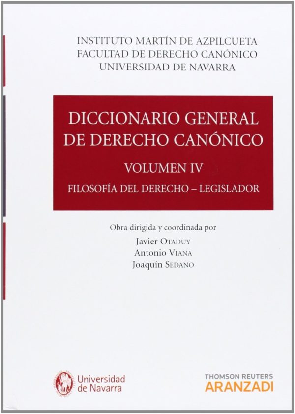 Diccionario General de Derecho Canónico 7 Tomos -49592
