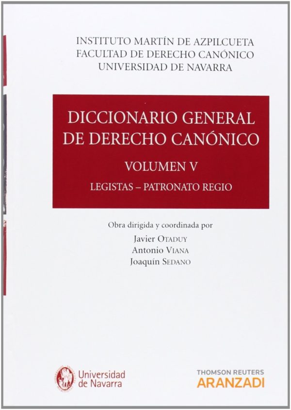 Diccionario General de Derecho Canónico 7 Tomos -49593