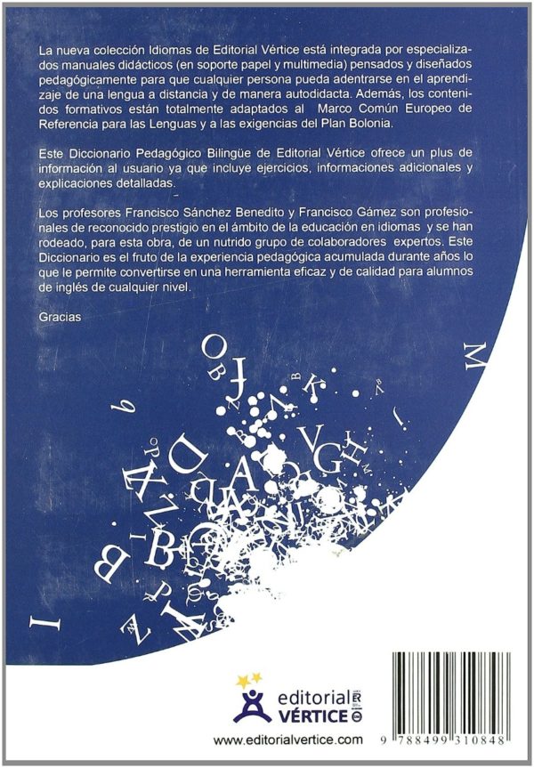 Diccionario Pedagógico Bilingüe. English-Spanish/ Español-Inglés -47128