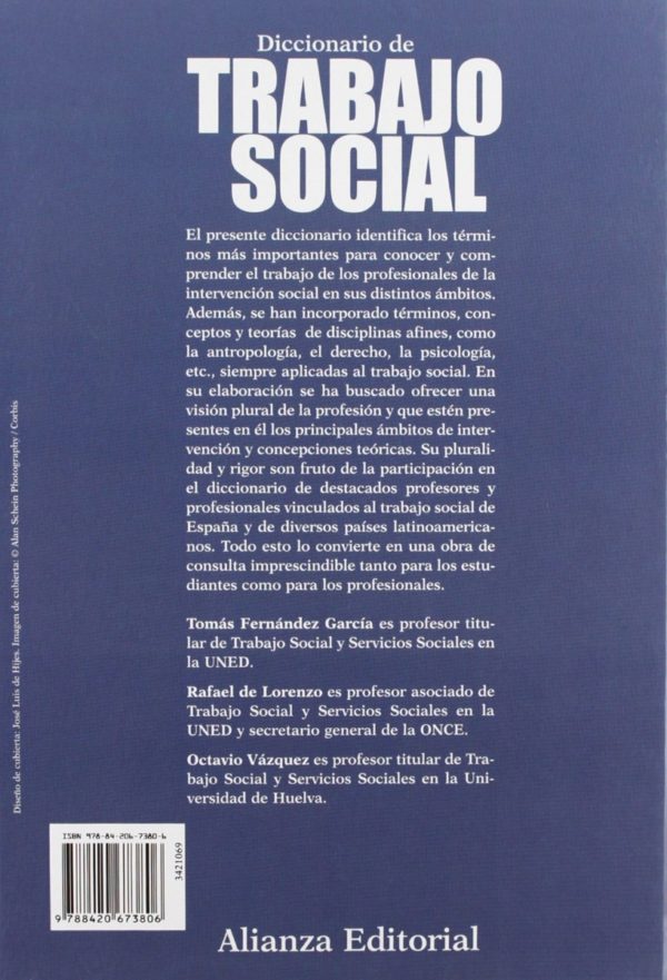 Diccionario de Trabajo Social -54055
