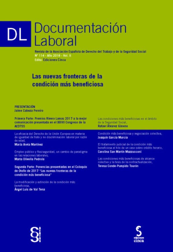 Documentación Laboral, 103 Año 2015 Vol. I Sostenibilidad Financiera y Régimen Jurídico de la Seguridad Social: Un Marco de Estrategi-0