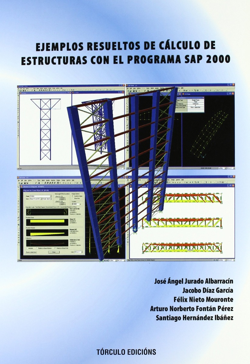 Ejemplos Resueltos de Cálculo de Estructuras con el Programa SAP 2000-0