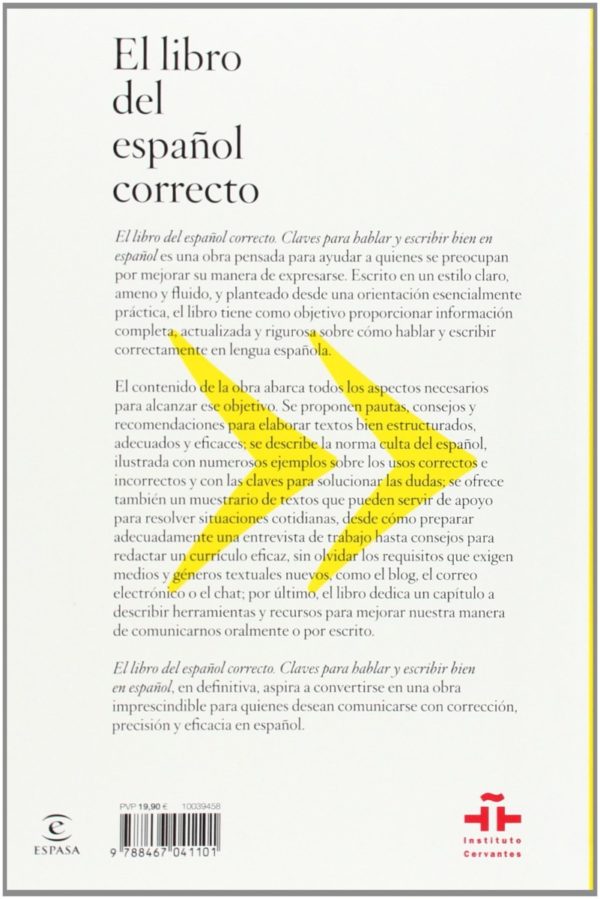 Libro del español correcto. Claves para hablar y escribir bien en español-57590