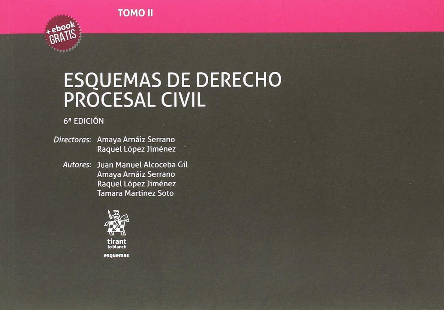 Esquemas de Derecho Procesal Civil. Tomo II 2018 -0
