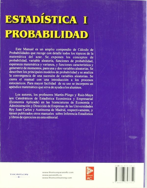 Estadística I Probabilidad -46877