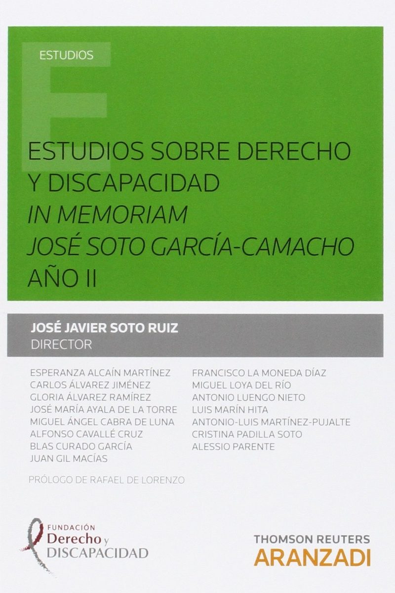 Estudios sobre Derecho y Discapacidad in Memoriam José Soto García-Camacho Año II-0