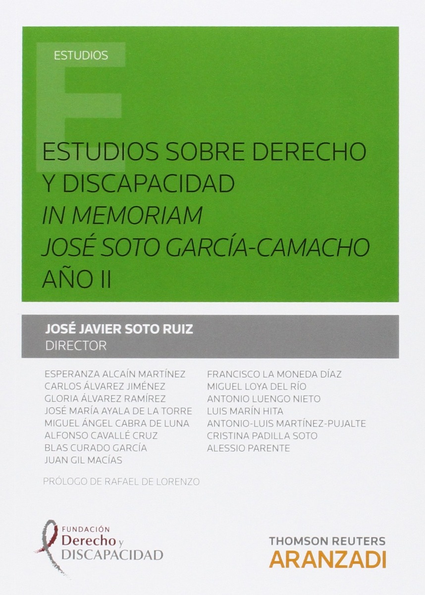 Estudios sobre Derecho y Discapacidad in Memoriam José Soto García-Camacho Año II-0