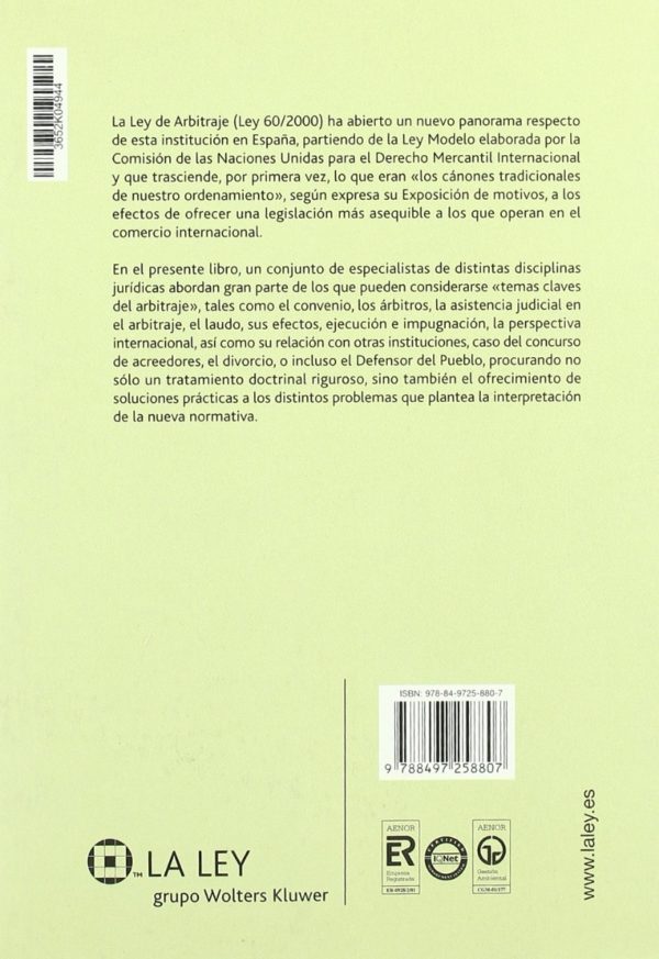 Estudios sobre el Arbitraje: Los Temas Claves. -29848