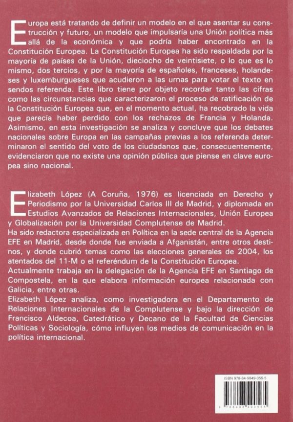 Europa Busca Modelo. Los Referenda Nacionales Sobre la Constitución Europea-57562