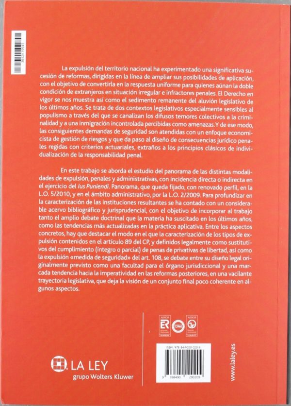 Expulsión de Extranjeros en Derecho Penal -45342