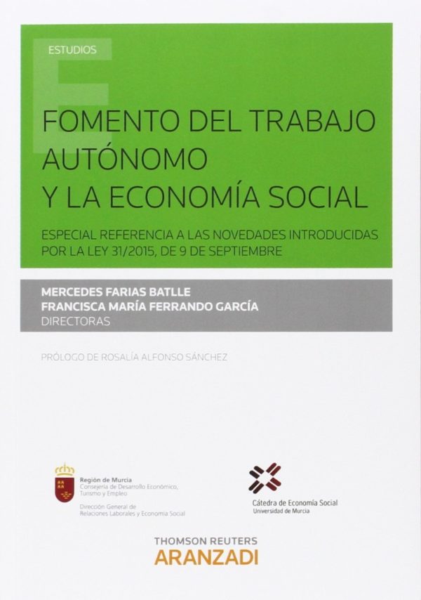 Fomento del Trabajo Autónomo y la Economía Social (Especial Referencia a las Novedades Introducidas por la Ley 31/2015)-0