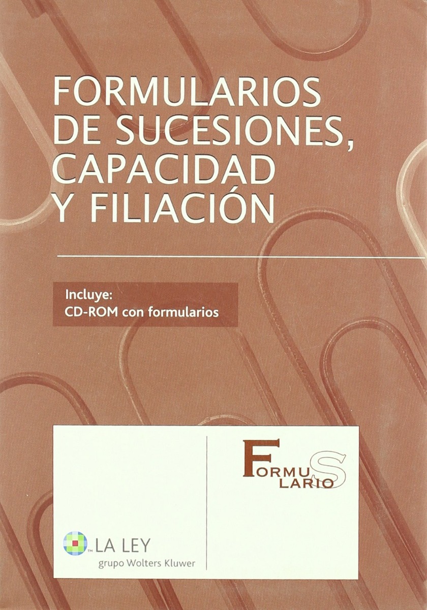 Formularios de Sucesiones, Capacidad y Filiación. +CD-ROM.-0