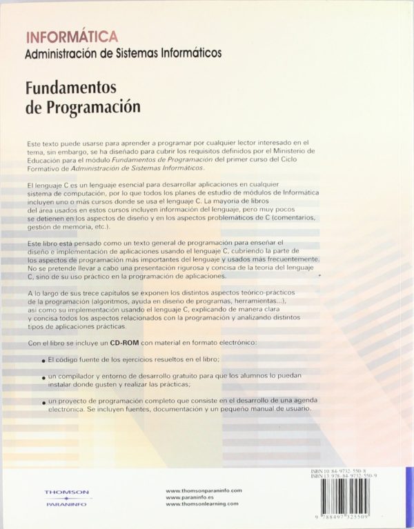 Fundamentos de Programación. Administración de Sistemas Informáticos-39744