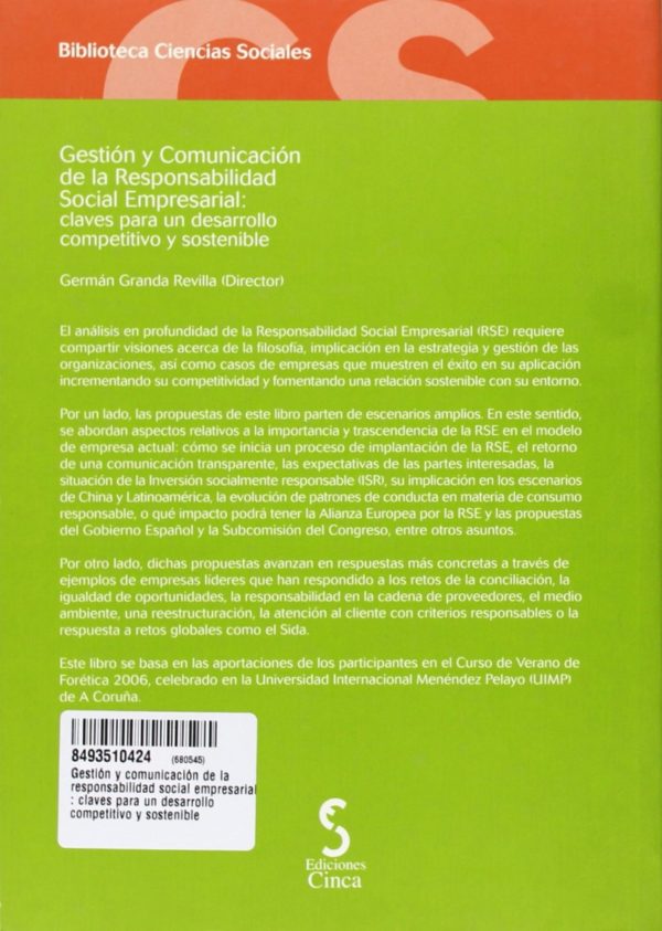 Gestión y Comunicación de la Responsabilidad Social Empresarial: Claves para un Desarrollo Competitivo y........-56657