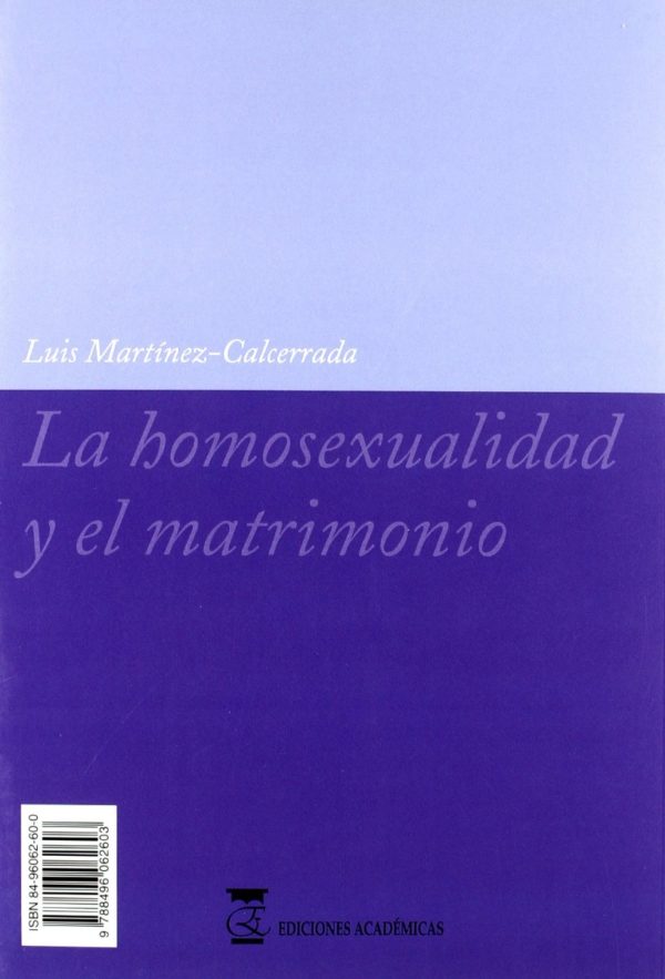 Homosexualidad y el Matrimonio. Ley 13/2005 -41692