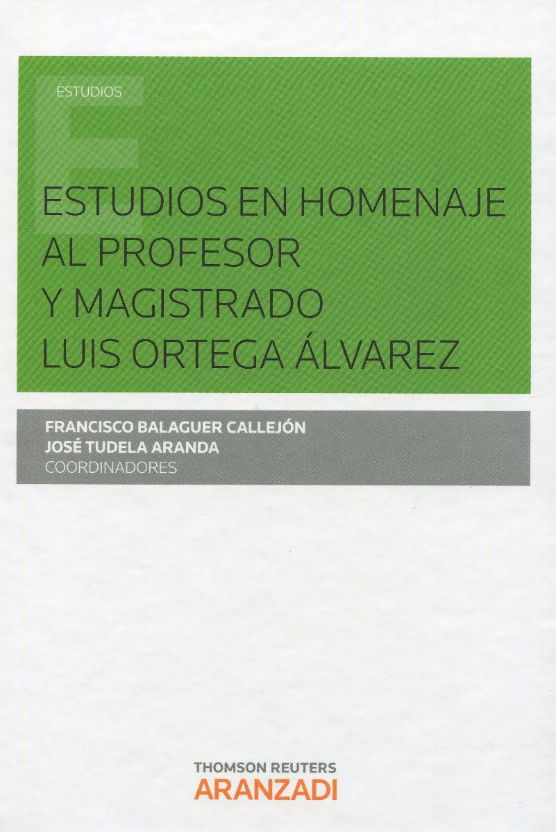 Estudios en Homenaje al Profesor / 9788491354246