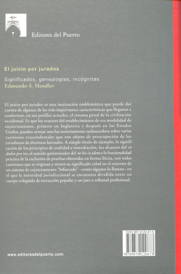 Juicio por Jurados. Significados, Genealogías, Incógnitas.-54901