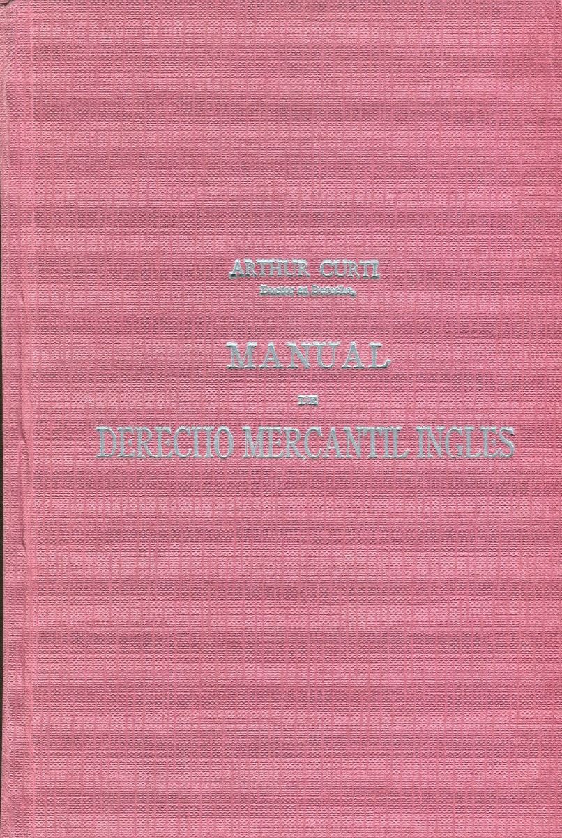 Manual de Derecho Mercantil Inglés -0