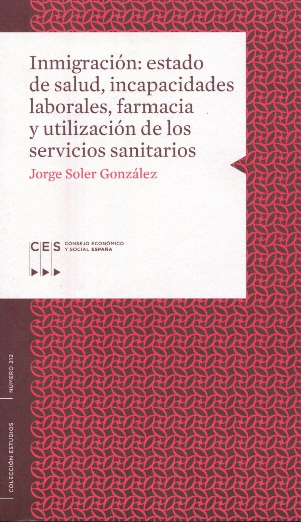 Inmigración: estado de salud, incapacidades laborales, farmacia y utilización de los servicios sanitarios.-0