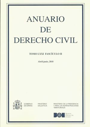 Anuario de Derecho Civil, 69/02. Abril-Junio 2016 -0