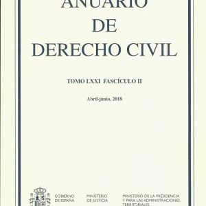 Anuario de Derecho Civil, 69/04. Octubre-Diciembre, 2016 -0