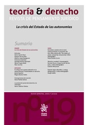 Teoría & Derecho. Revista de Pensamiento Jurídico 19/2016 Junio-0