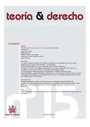 Teoría & Derecho. Revista de Pensamiento Jurídico 15/2014 JunioTransformaciones en la Docencia y el Aprendizaje del Derecho-0
