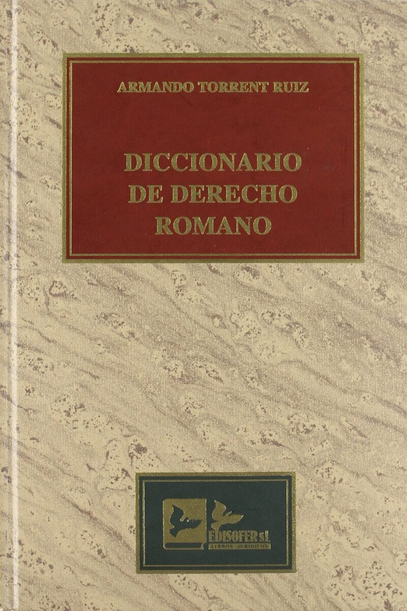 Diccionario de Derecho Romano -0