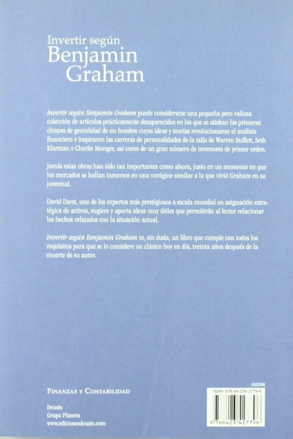 Invertir según Benjamin Graham. Los Primeros Escritos del Padre de la Inversión.-30815