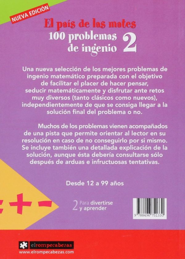 El País de las Mates. 100 Problemas de Ingenio 2-30935