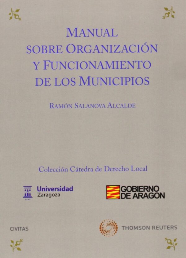 Manual sobre Organización y Funcionamiento de los Municipios.-0