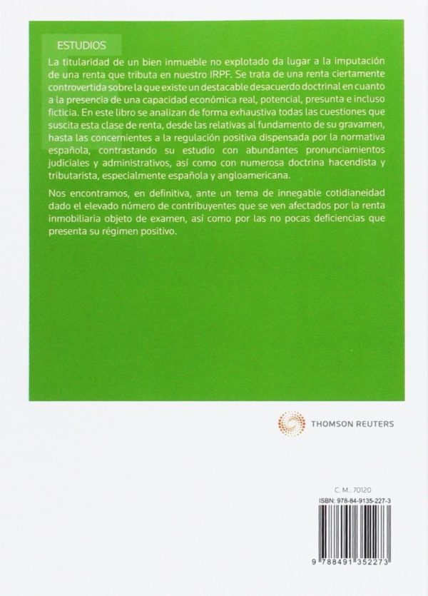 Imputación de Rentas Inmobiliarias en el IRPF -42168